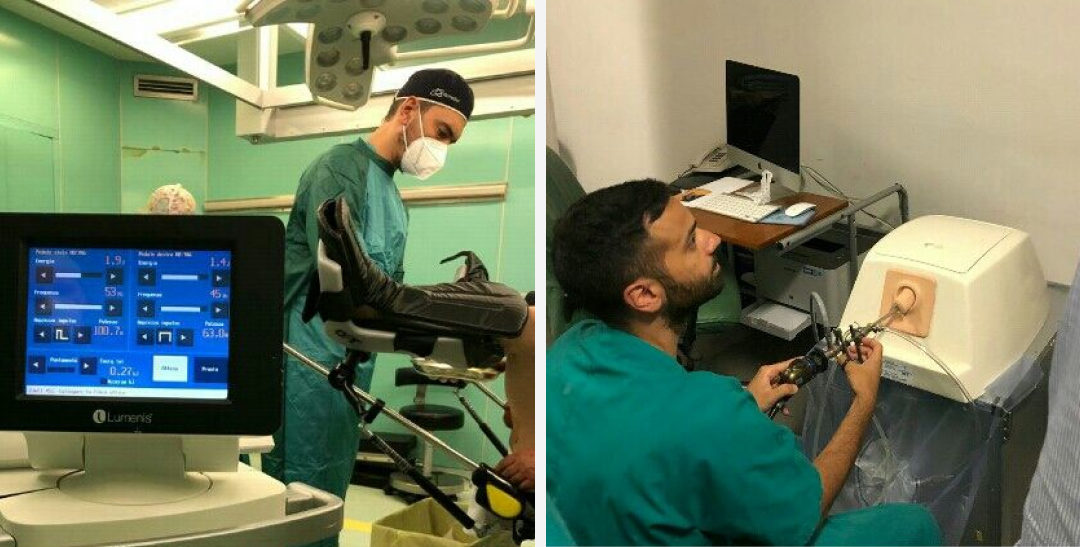 Il Policlinico Umberto I e il Policlinico Tor Vergata fanno conoscenza con il laser ad Olmio P120H Moses 2.0 e il laser P100H.